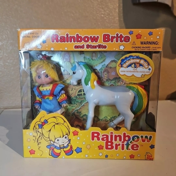 Hallmark Other - Vintage 2003 Rainbow Brite And Starlite Horse Hallmark Toy Doll Playset
